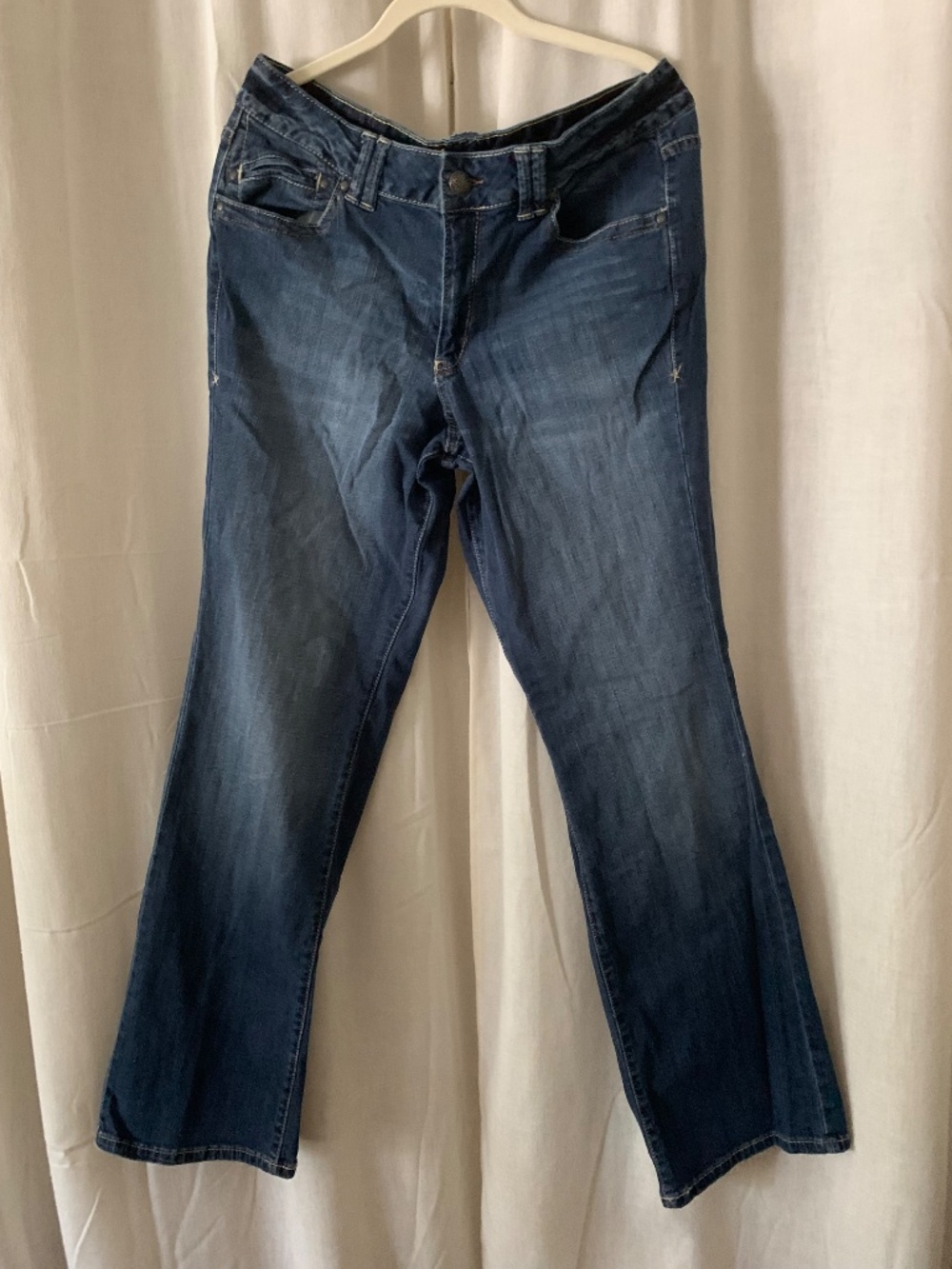 Lane Bryant Size 18W Boot Cut Stretch Denim Jeans Medium Wash